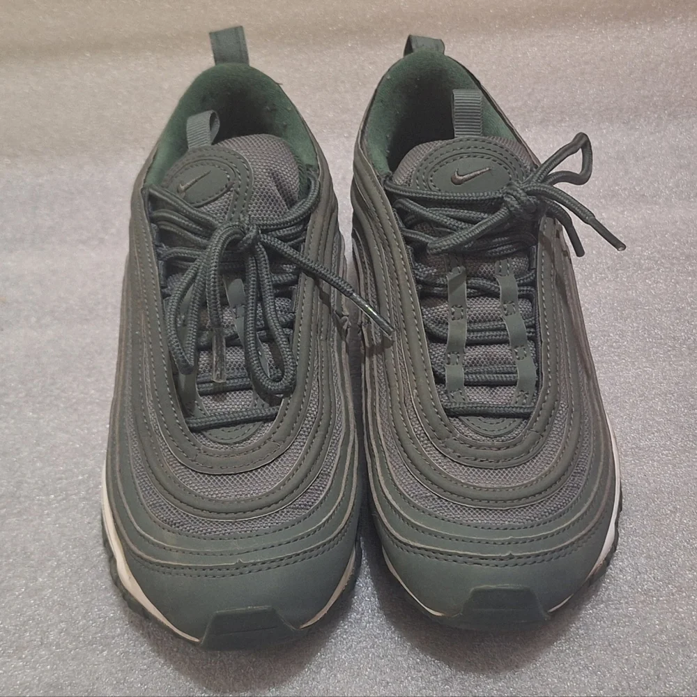 Nike Green Air Max 97 Sneakers - Picture 2 of 6